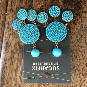 Two pairs of target earrings